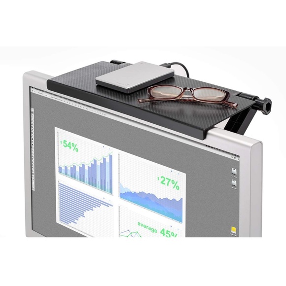 Screen Caddy, TV Shelf, Mountable Monitor/TV/Screen Top Shelf. Organizer. NWT. - Picture 5 of 6